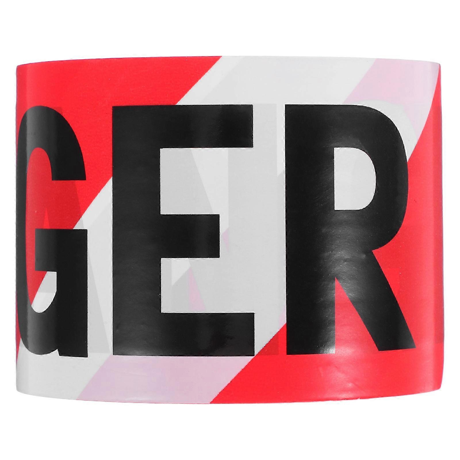 Caution Danger Tape Roll for Halloween Decoration and Safety Warning in Construction Sites 100m Multi High Visibility 1 Roll