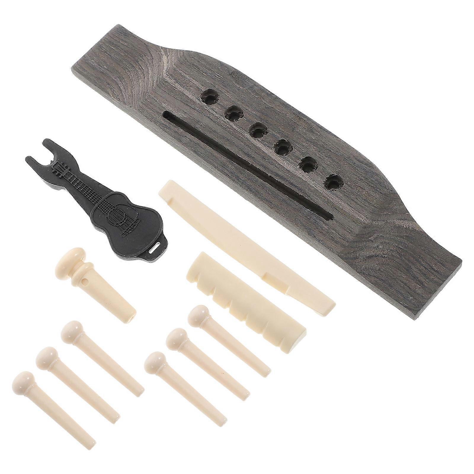 Acoustic Guitar Bridge Pins Set for Nut and Saddle Replacement 1Set