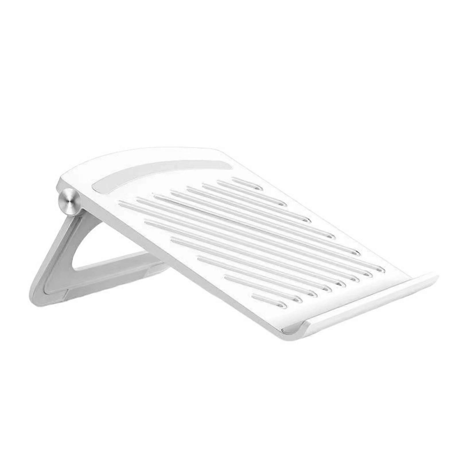 Adjustable Laptop Stand Wide Compatibility For Notebook Tablet Drawing Pad Nonslip And Cooling  White