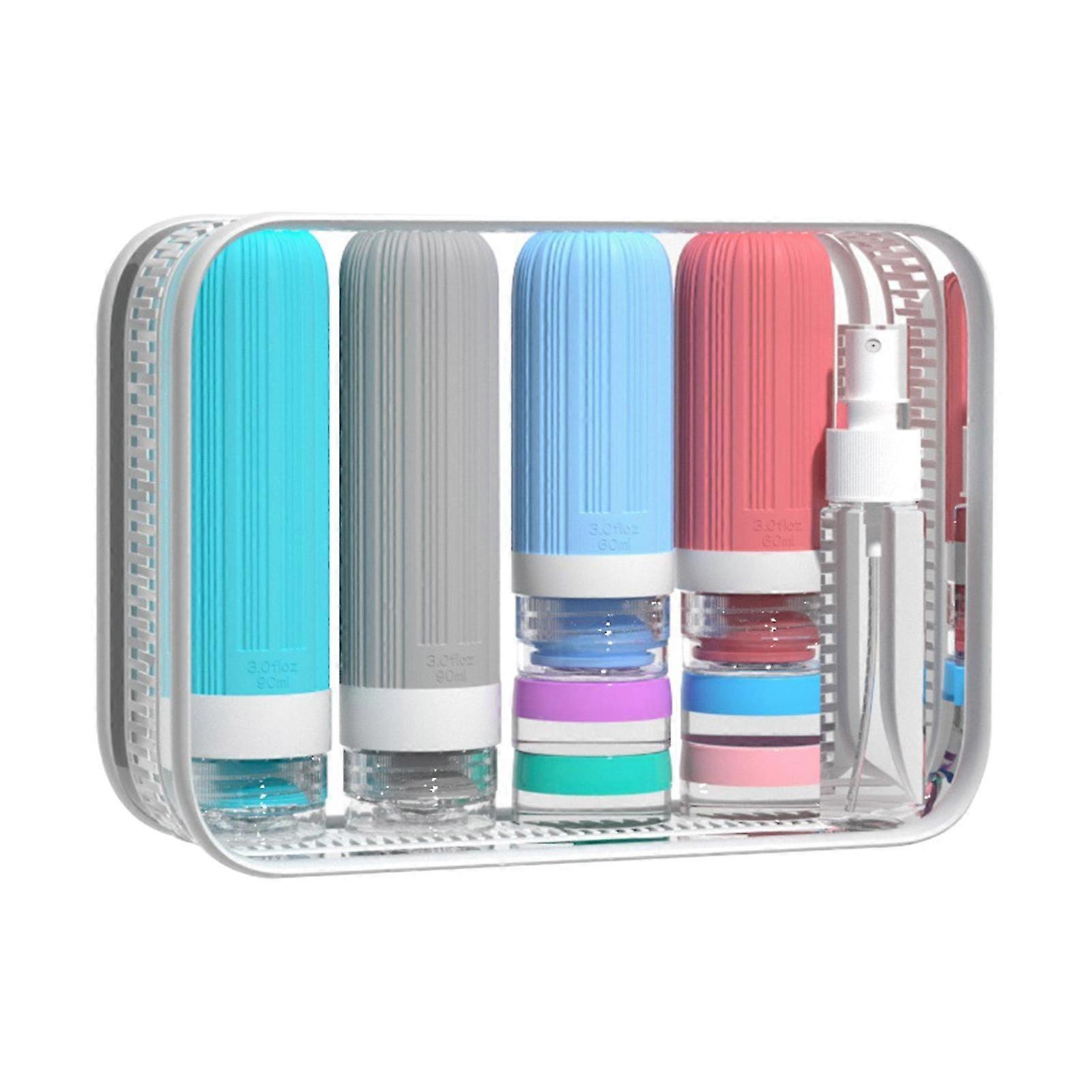 Silicone Liquid Refillable Bottles Leak Proof Squeezable Travel Containers