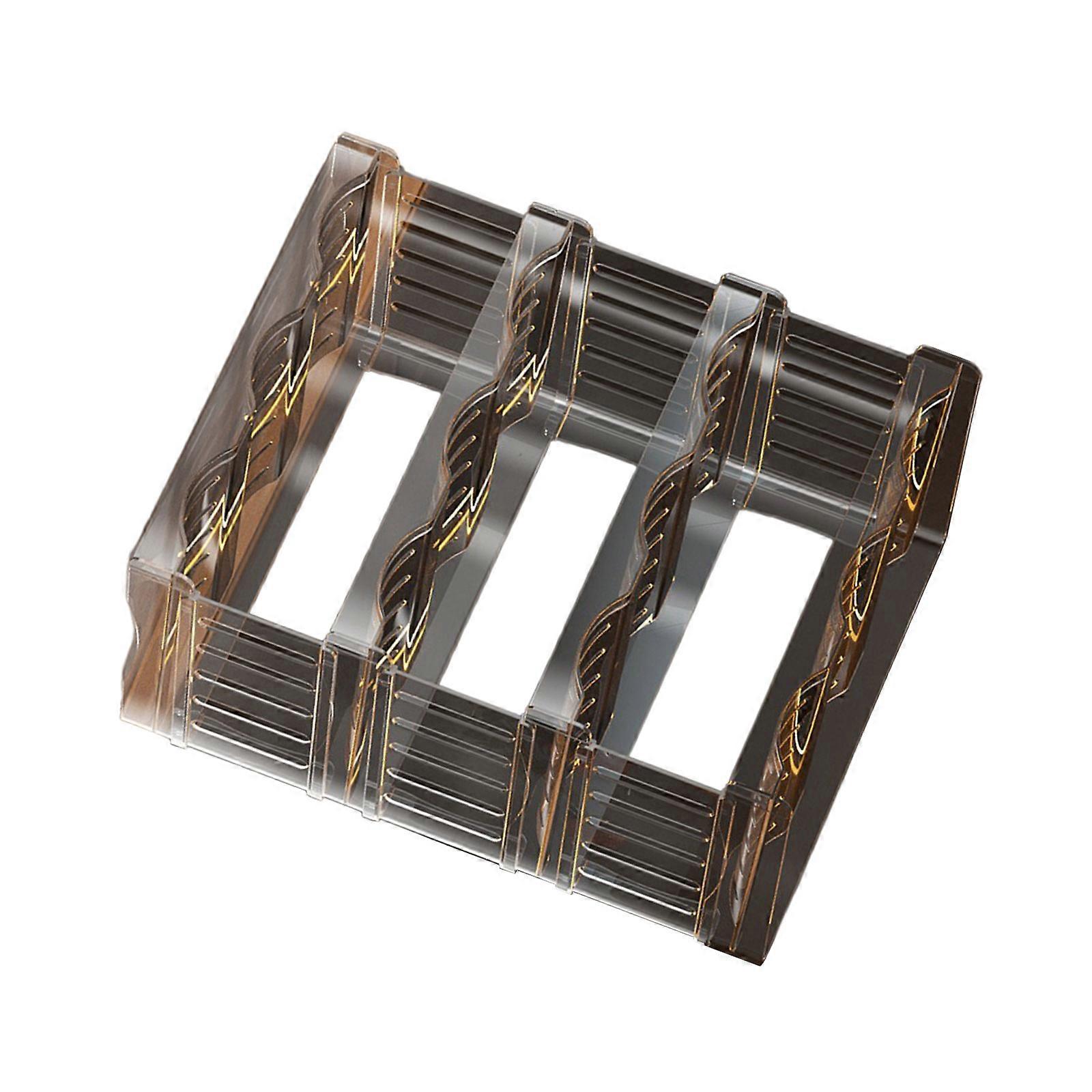 Convenient Bottle Storage Organizer Elegant Wine Display Rack Space Saving Storage Container Rack for Cups Glasses Multicolor