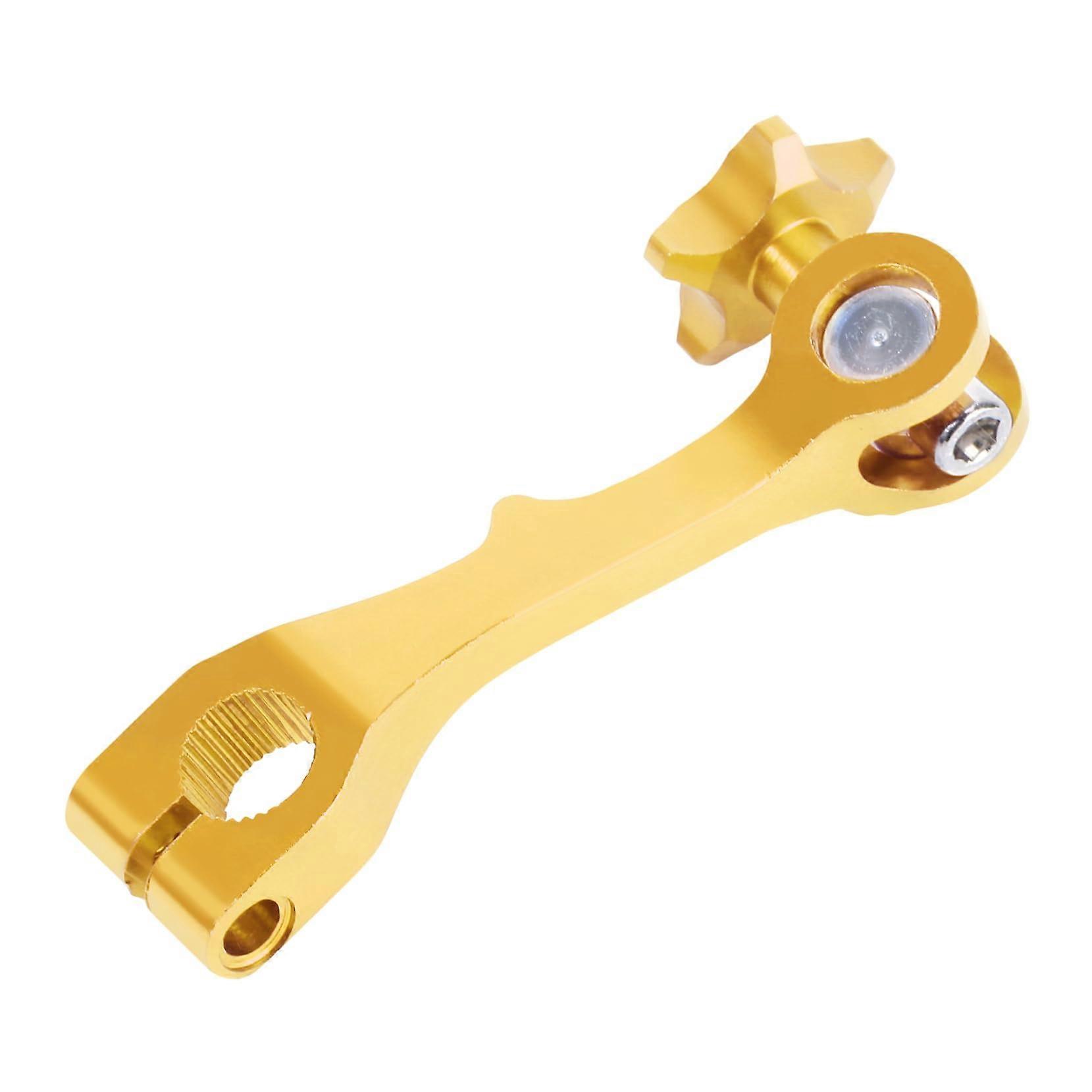 Motorcycle Rear Brake Rocker Arm CNC for Precise Control Easy Installation Golden Replacement