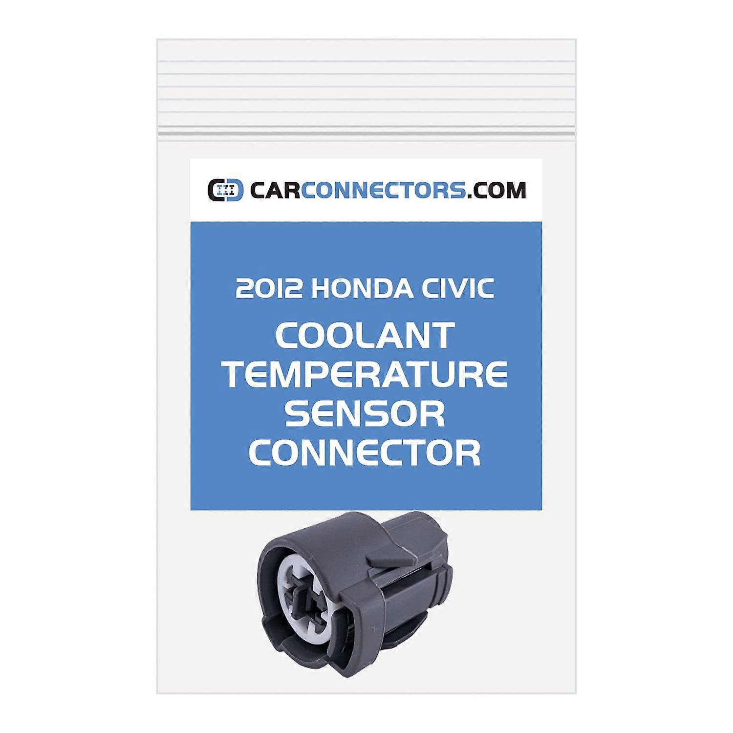 Coolant Temperature Sensor Connector for 2012 Honda Civic with Preinstalled Seals and Pins