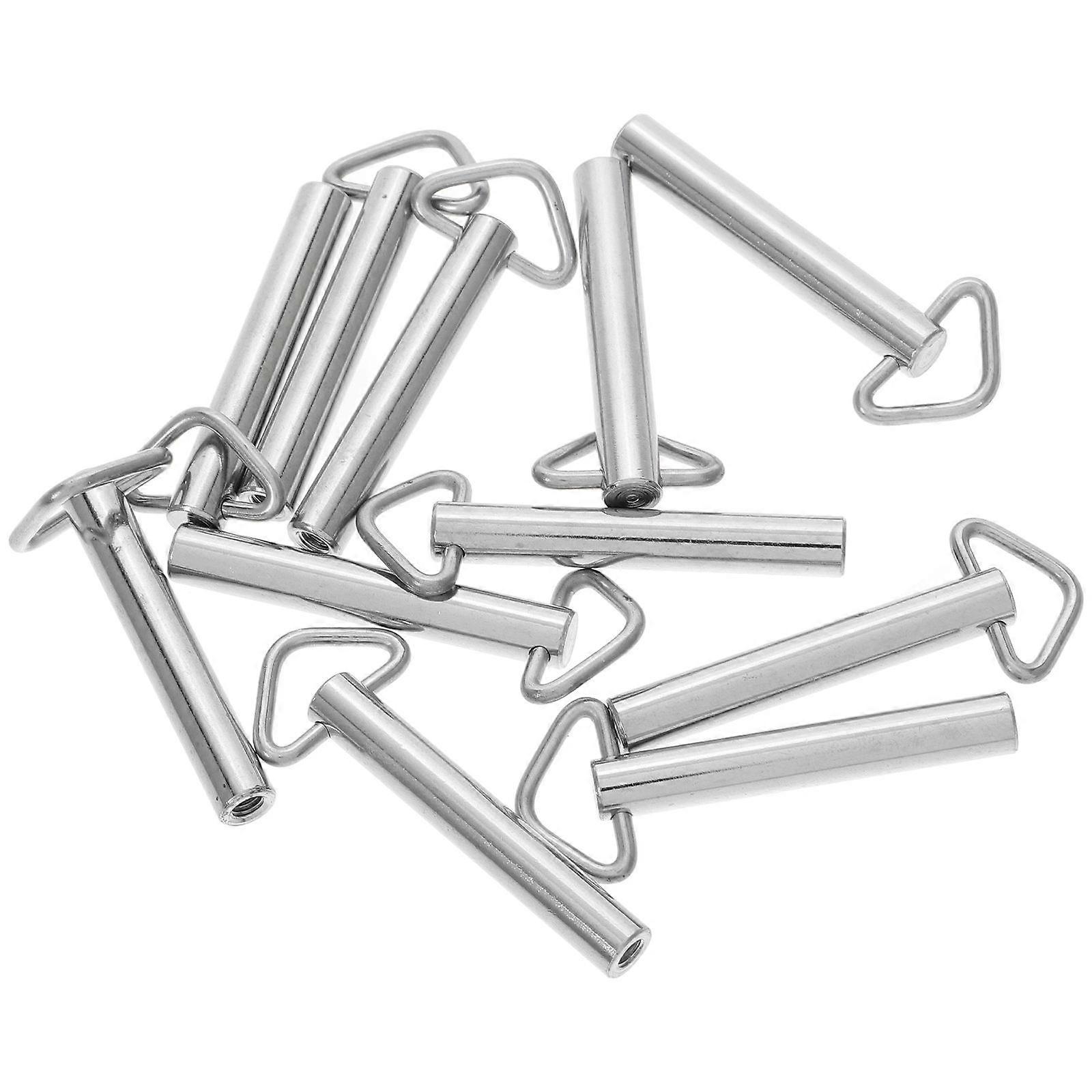 10Pcs Silver Winding Keys for Windup Musical Box Use