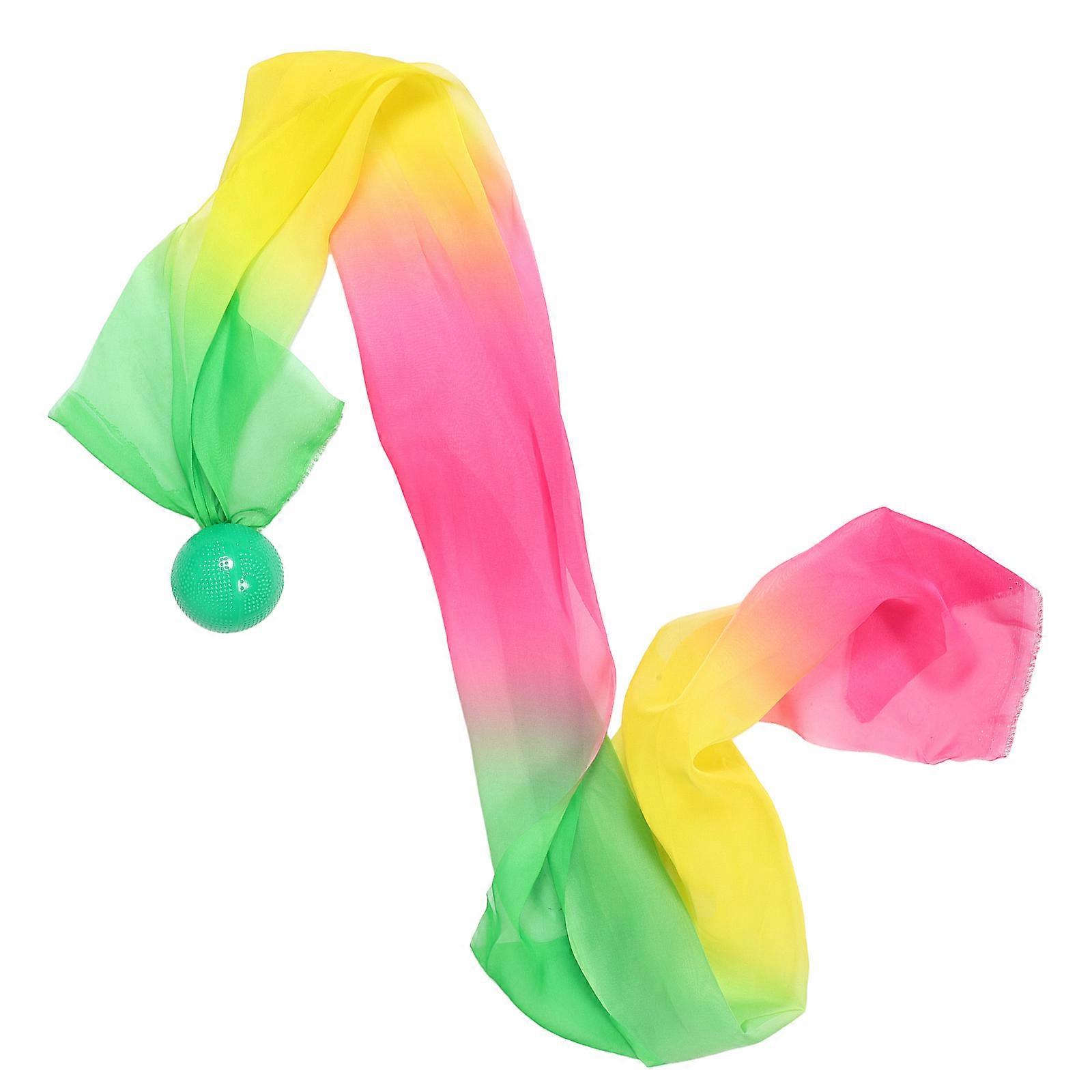 Performance Tai Chi Ribbon Ball for Performing Portable Performing Prop