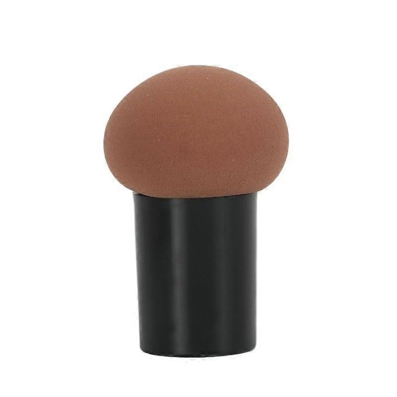 Makeup Sponge Set with Mushroom Head for Flawless Wet and Dry Foundation, Coffee