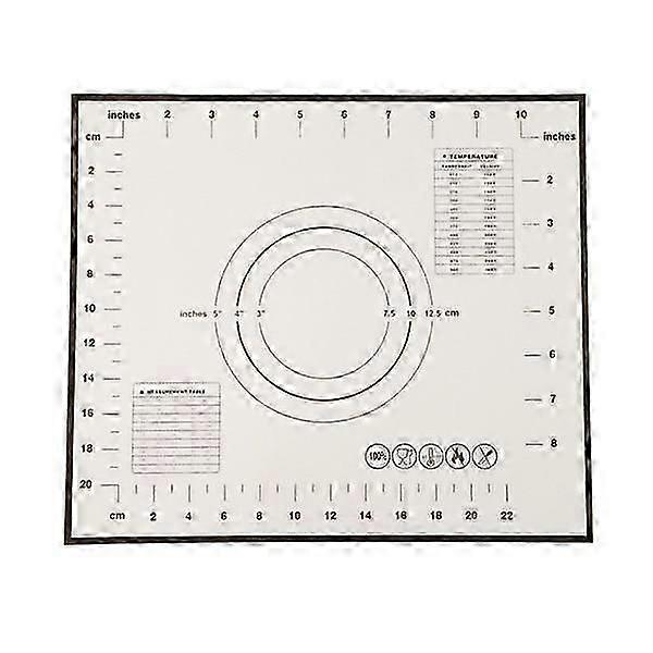 Non-slip Silicone Pastry Mat Extra Large for Silicone Baking Mat Counter Mat Dough Rolling Mat Oven Liner Fondant Pie Crust Mat