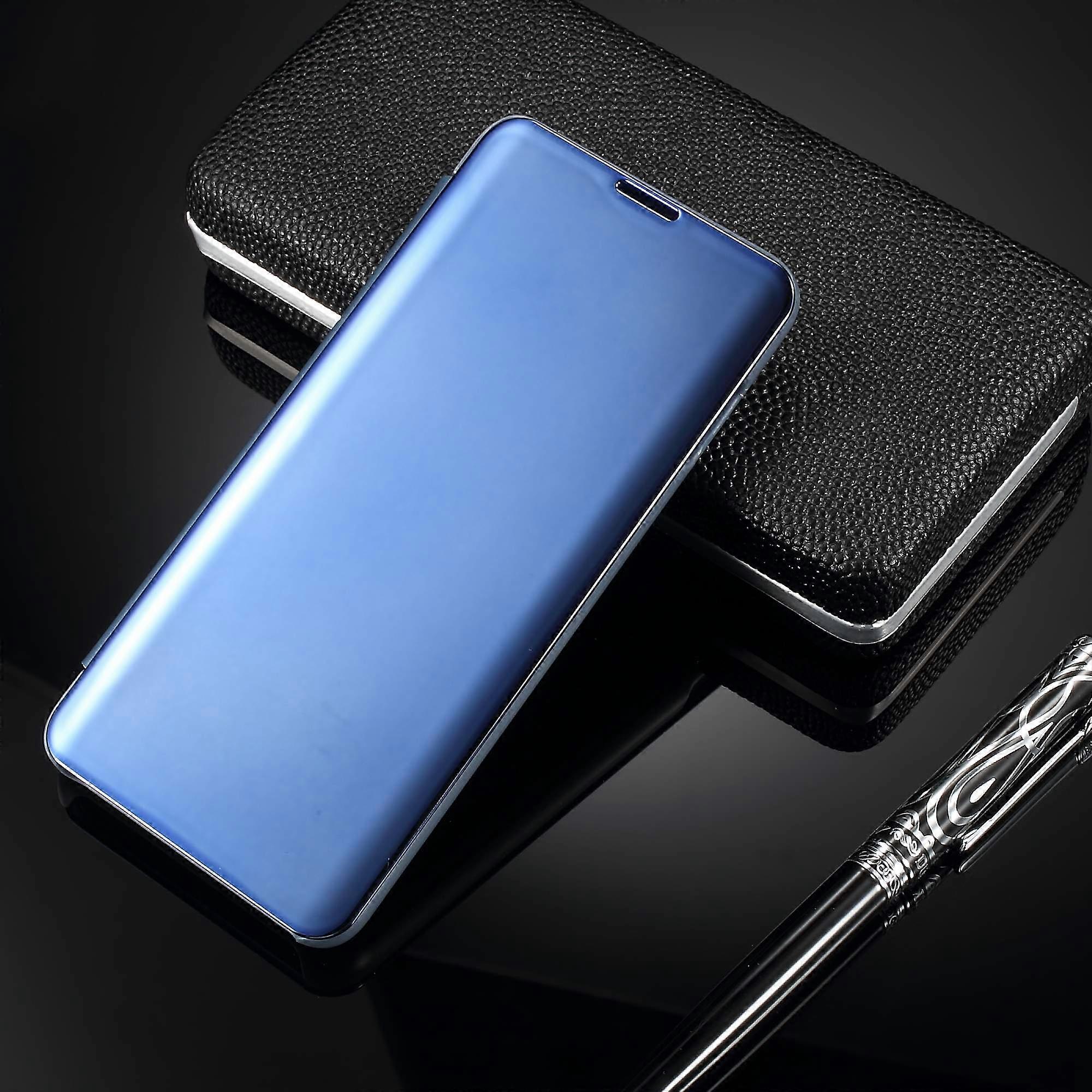 For Samsung Galaxy S10 [Electroplating Mirror Surface] View Window Leather Protective Shell