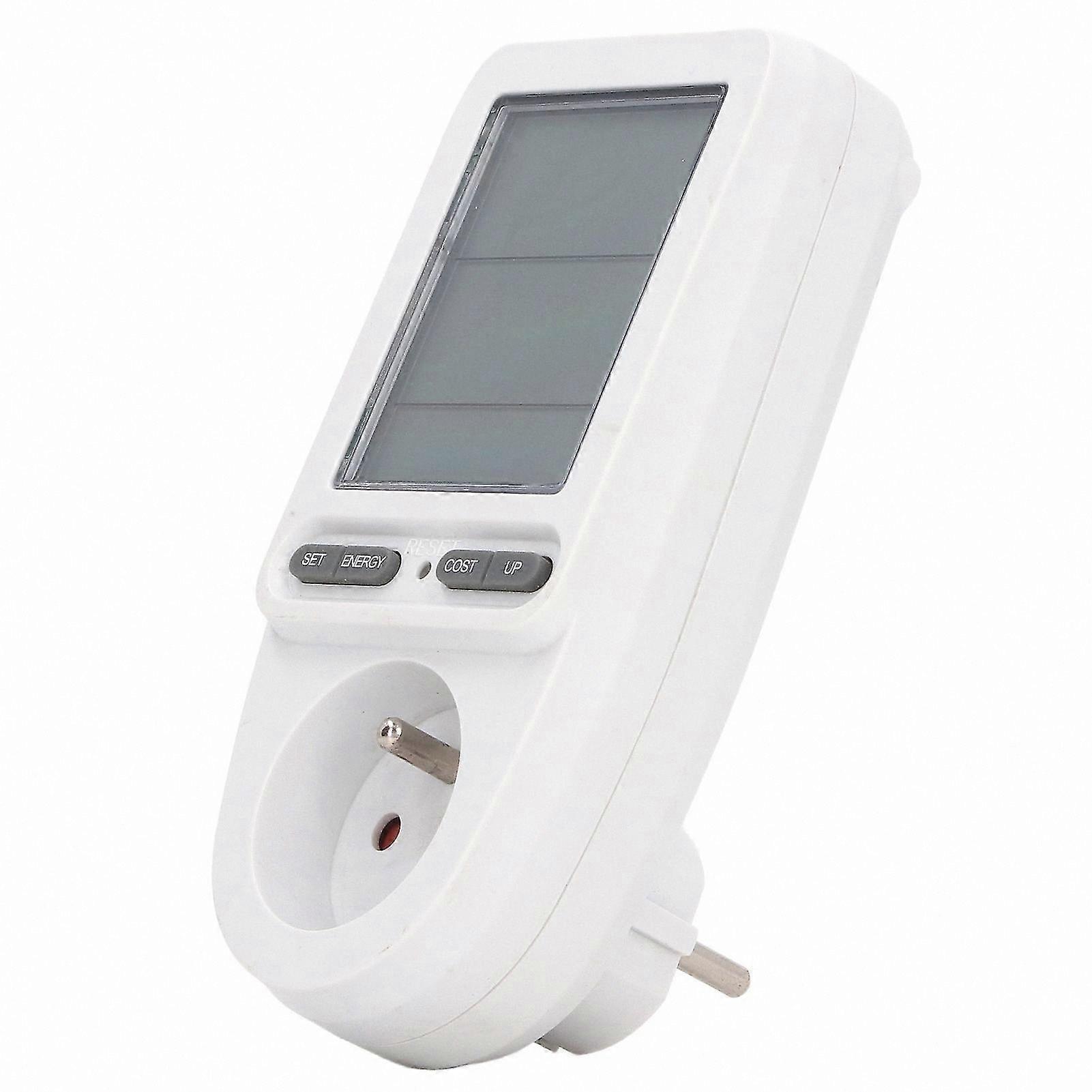 Digital Power Meter with Smart Socket for Home Energy Monitoring and Management FR Plug