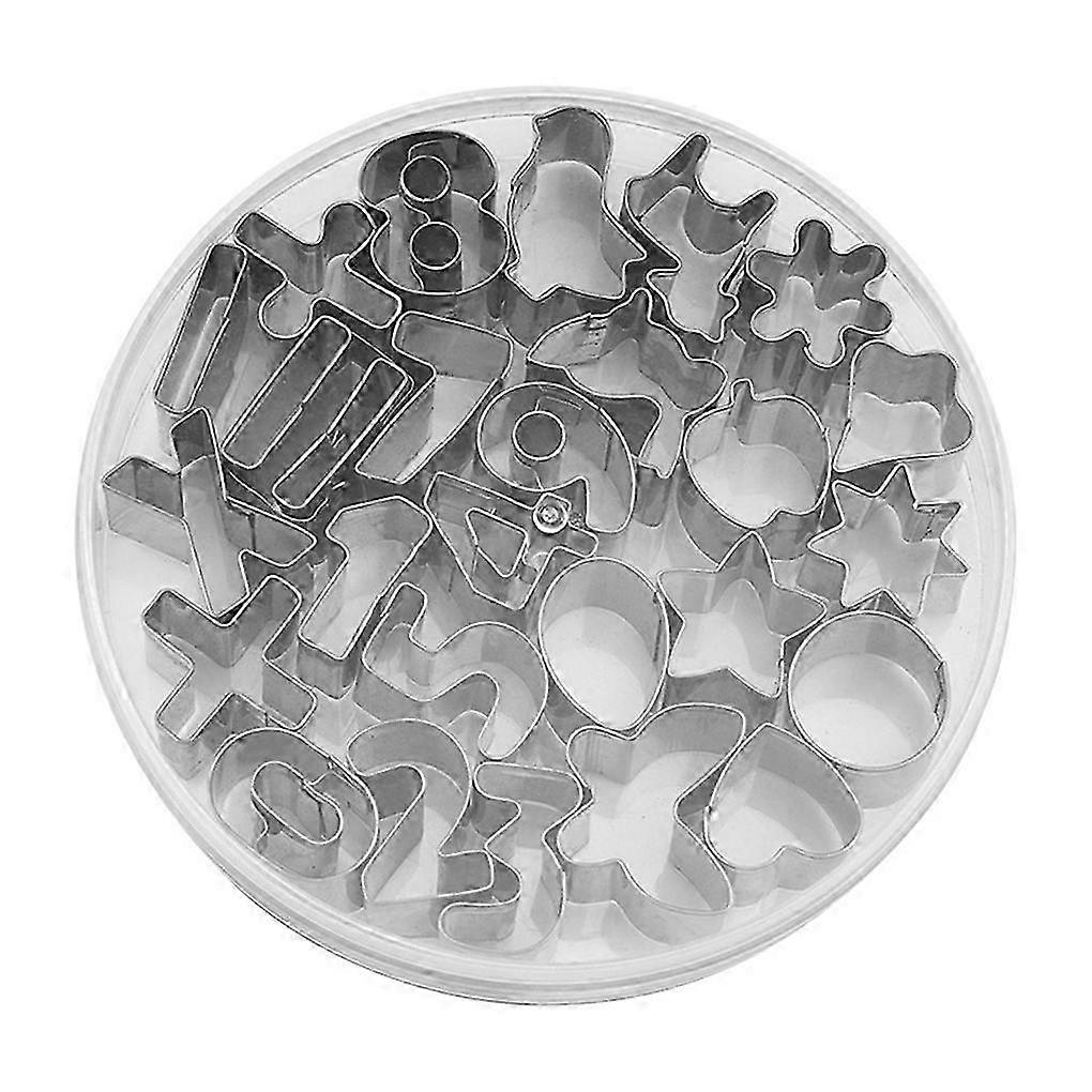 26 Pieces Biscuit Mold Stainless Steel Baking Cookie Shape Mould Bakeware