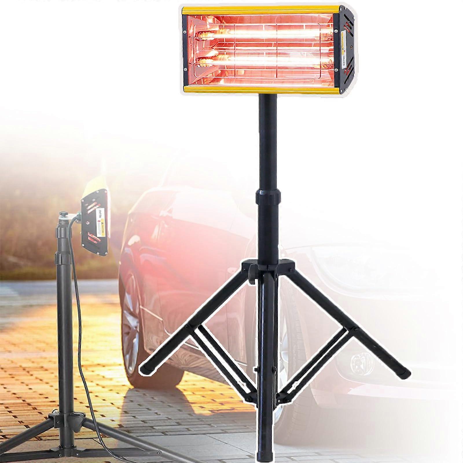 2000W Infrared Paint Curing Lamp with Adjustable Temperature, Timer Control and Fast Drying
