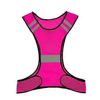 Gilet réfléchissant de sécurité réglable pour la course de nuit, le cyclisme, la marche, le jogging, le gilet harnais de nuit