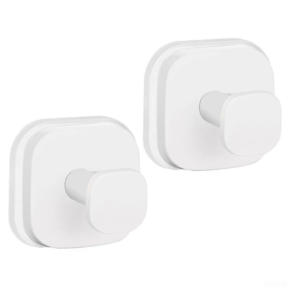 Strong Stainless Steel Suction Cup Hook, RustResistant, Tool Install for Bathroom, Kitchen, White