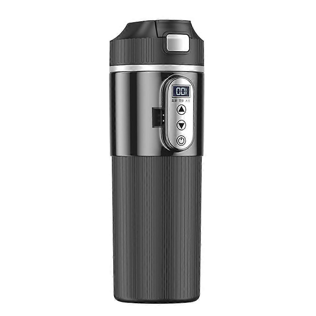 500ml Car Electric Kettle Touch Display Temperature Control Auto Shut Off Safety