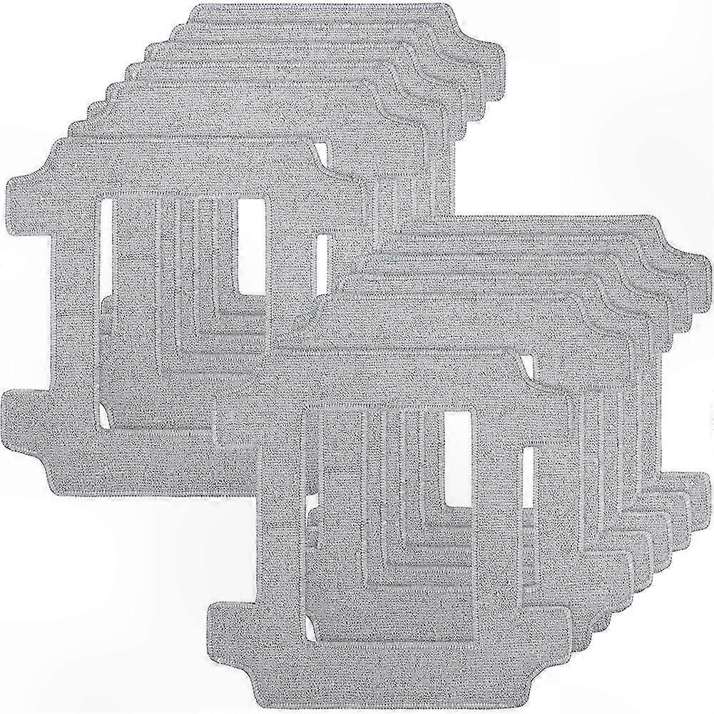 12-Pack Microfiber Cleaning Cloths for Window Robots, Washable Wipes Compatible with Multiple Models