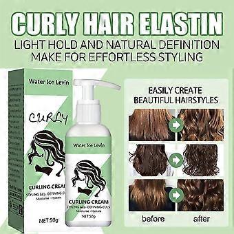 Soin capillaire pour cheveux bouclés : élasticité, hydratation, tenue longue durée, mise en forme, élasticité, 50 g, 26-27 s