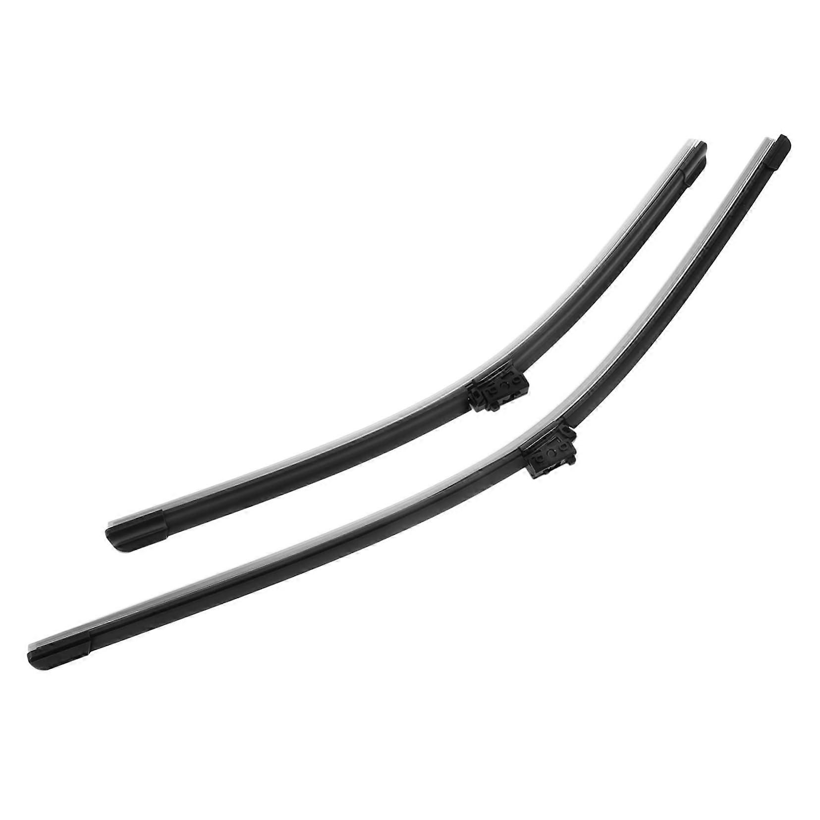 2Pcs Frameless Windshield Wiper Blades, Durable Car Wiper Replacement with Weather Resistant Design