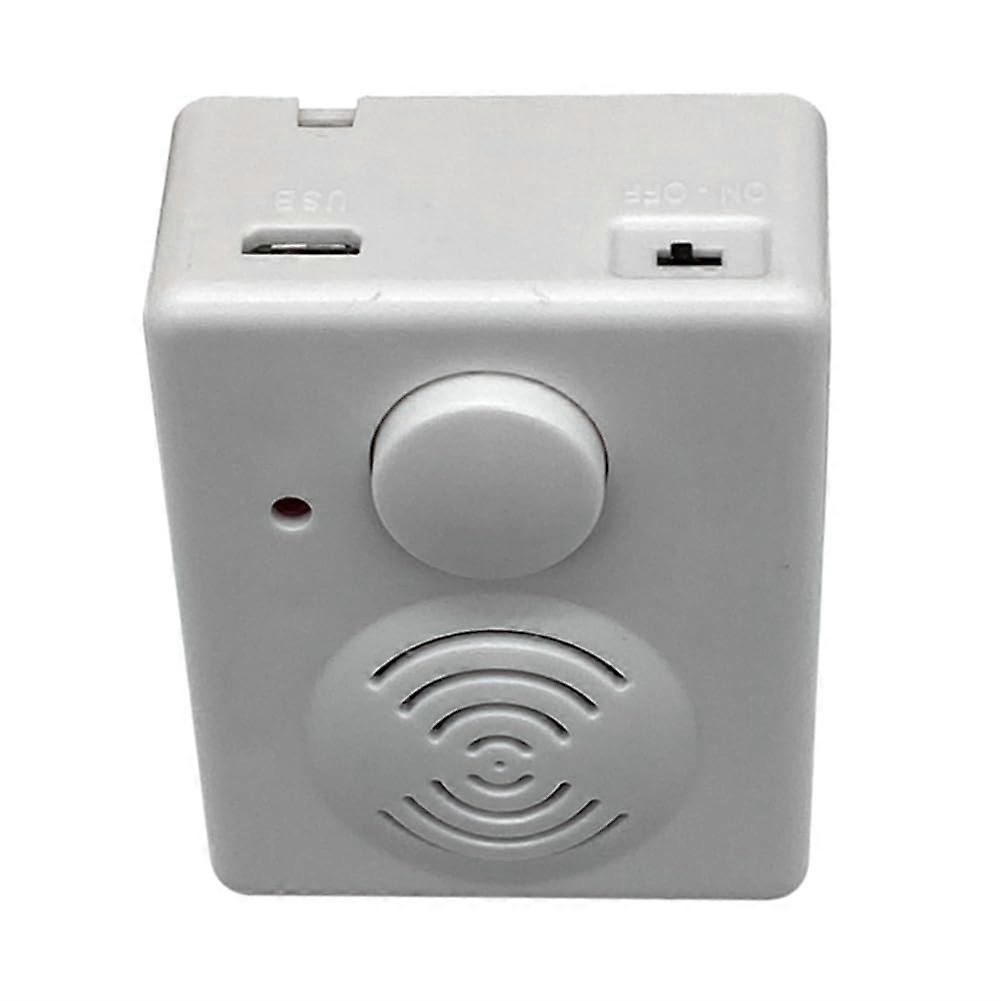 MP3 Sound Box with USB Recordable Voice Module for Stuffed Animals, Programmable OneButton Playback