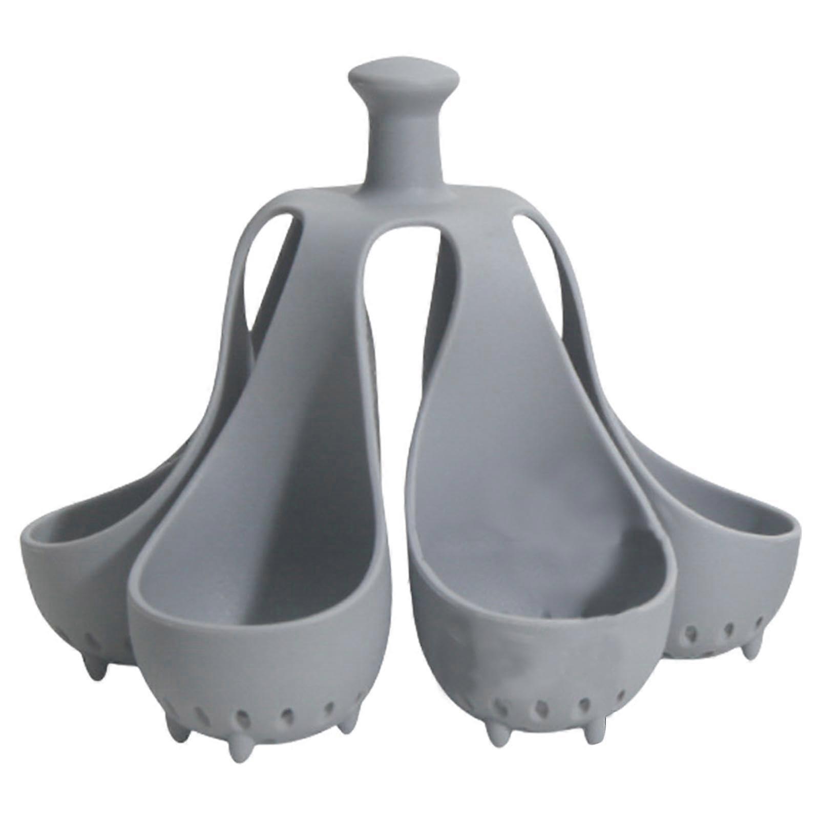 Silicone Egg Cooker Set for Hard or Soft Boiled Eggs, Nonstick  Temp Resistant 6 Pack