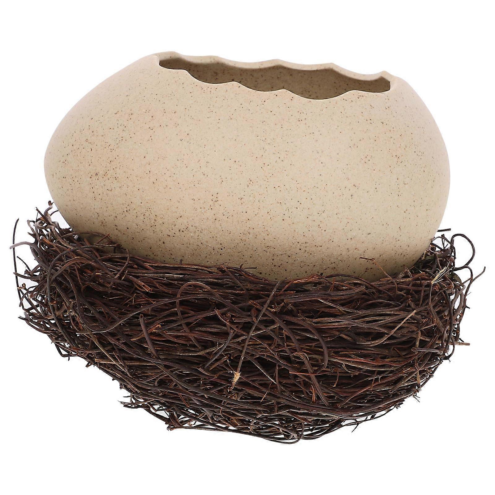 Creative Eggshell Dessert Bowl and Kitchen Egg Holder Organizer for Multipurpose Food Storage Ref:3440