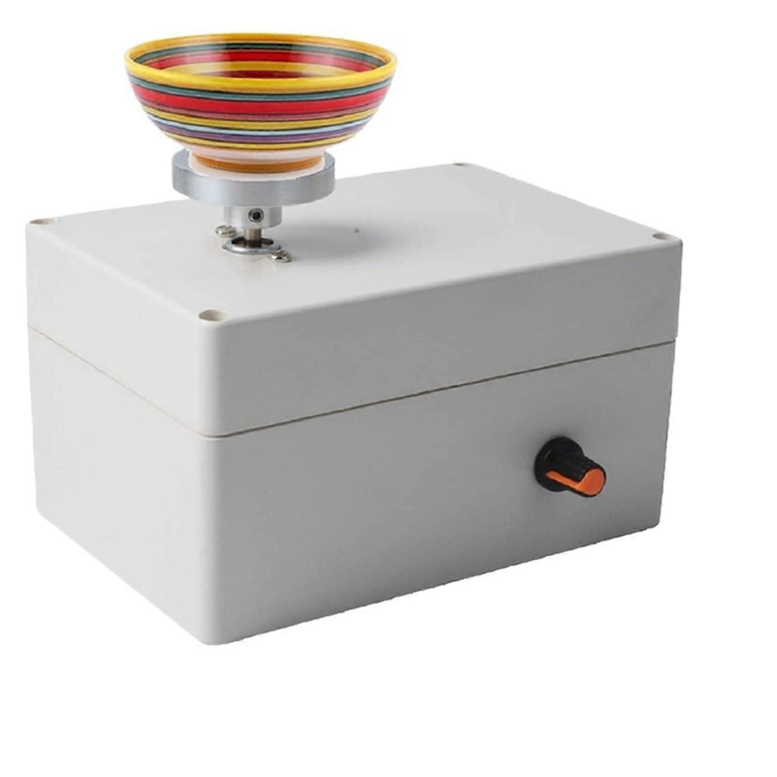 Mini Electric Pottery Wheel USB Powered Kit with Adjustable Speed and 12 Clay Tools for Beginners