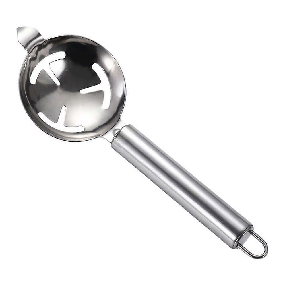 Egg Separator Stainless Steel Long Handle Egg Yolk Separator Tool for Easy Egg Separation