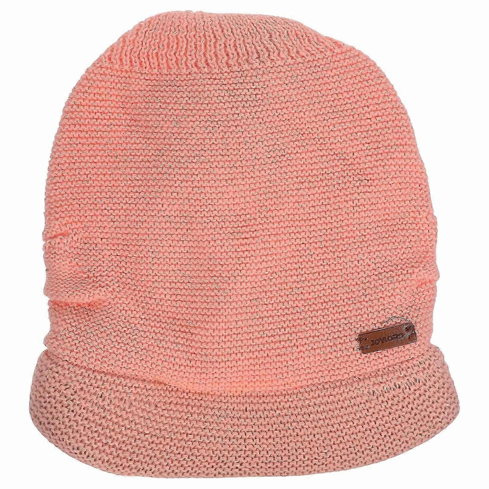 Pink Comfortable Warm Winter Outdoor Hat for Comfort