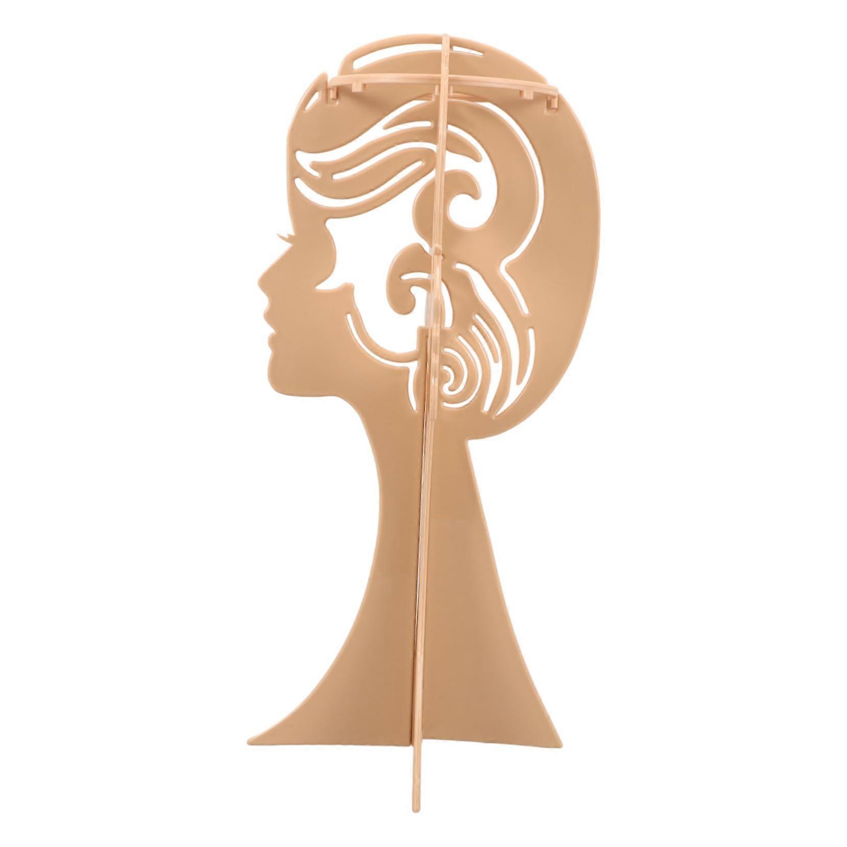 Wig Stand Mannequin Head Holder with Enhanced Stability Base for Wall Mount SpaceSaving Display