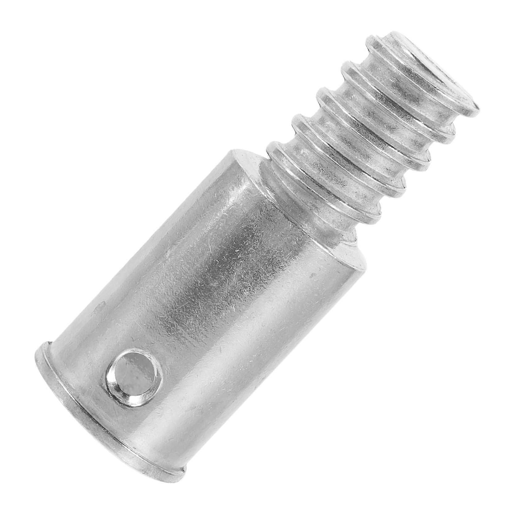 Metal Thread Tip for Broom Handle Replacement, Rustproof Extension Pole Adapter for Cleaning Tools