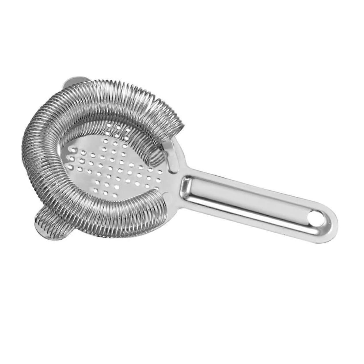 Stainless Steel Cocktail Strainer RustResistant Bartending Ice Filter Tool for Bar and Home