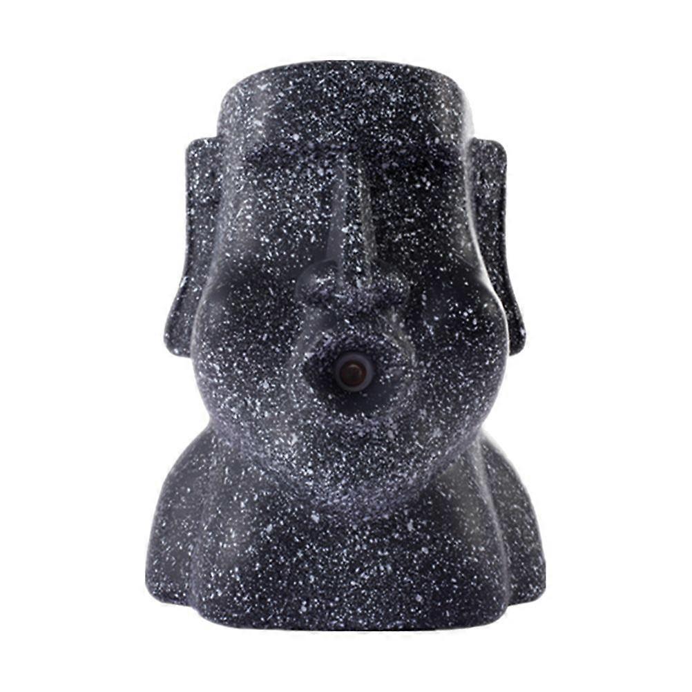 1 Set Household Humidifier Aroma Diffuser Machine Moai Stone Statue Humidifier