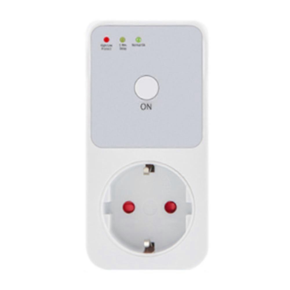 US Plug Electronic Digital LCD Display Circuit Overload Current Limit Voltage Protection Plug Switch