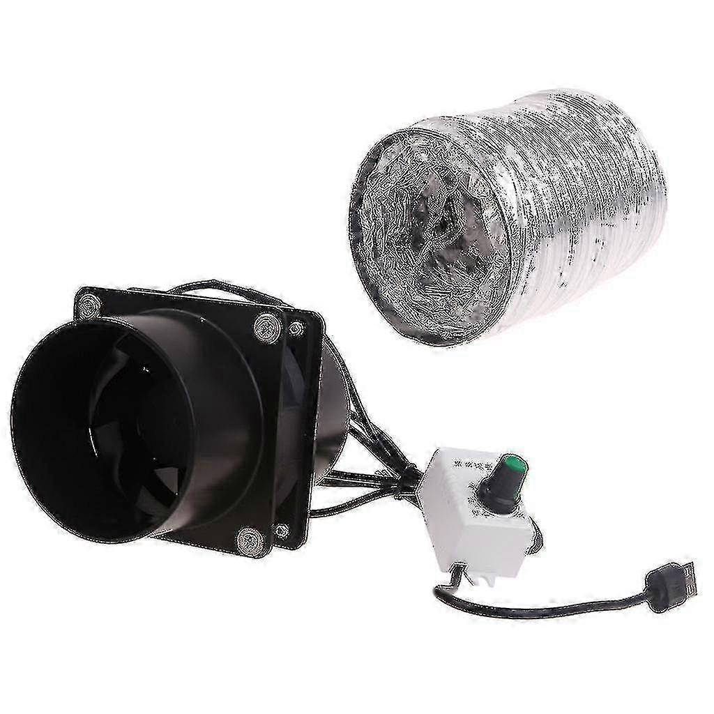 High-performance Ventilation Fan With Powerful Suction And Plastic Duct Pipe