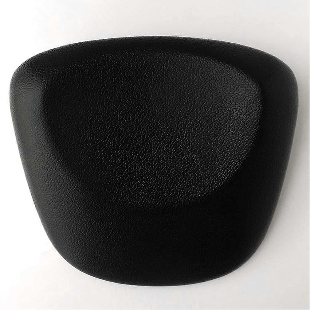 Luxury Spa Bath Pillow with ExtraStrong Suction Cups, Ergonomic Head Support, Black