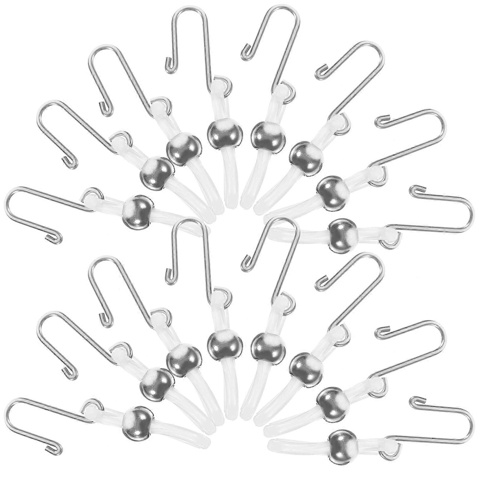 15pcs Silver Zipper Pull Replacement Locks for Jeans Pants AntiSlip Secure Closure Easy Clip