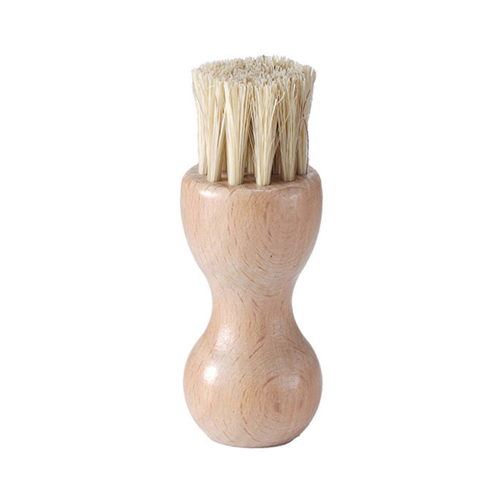 Wood Handle Palm Brush - Multipurpose Kitchen Scrub Tool
