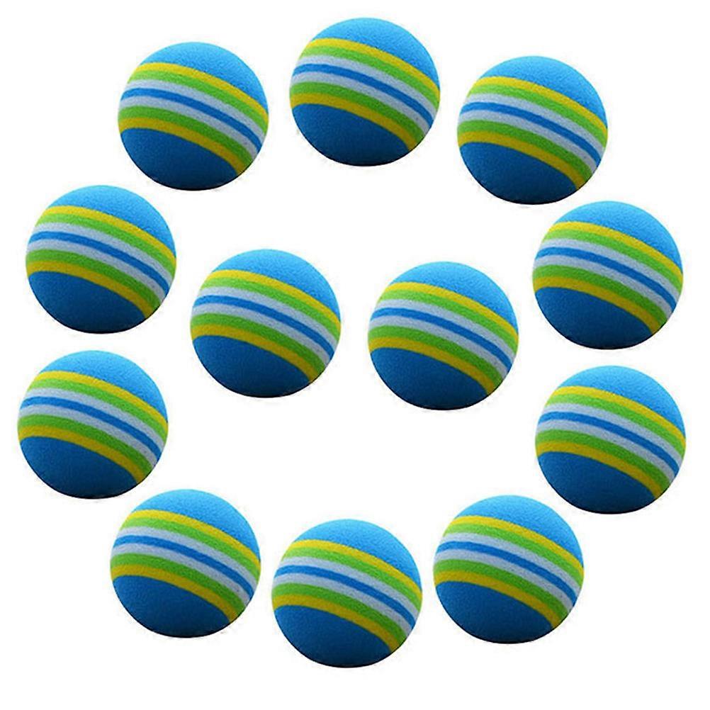 Rainbow Ball Golf Practice Training Ball for 12Pcs