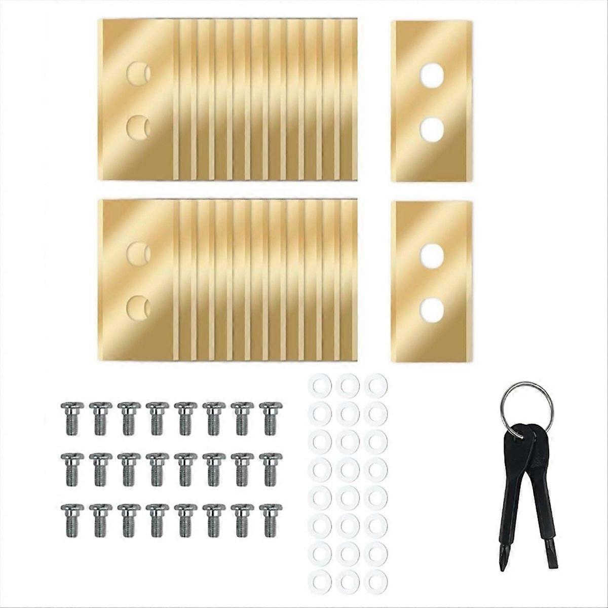 24Pcs Replacement Blades with Washers Screws