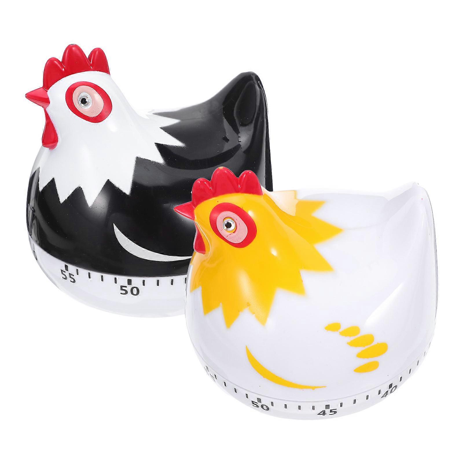 Kitchen Timers Mechanical Kitchen Timer Students Parents Cooking 6.70X6.50X6.50cm 2Pcs