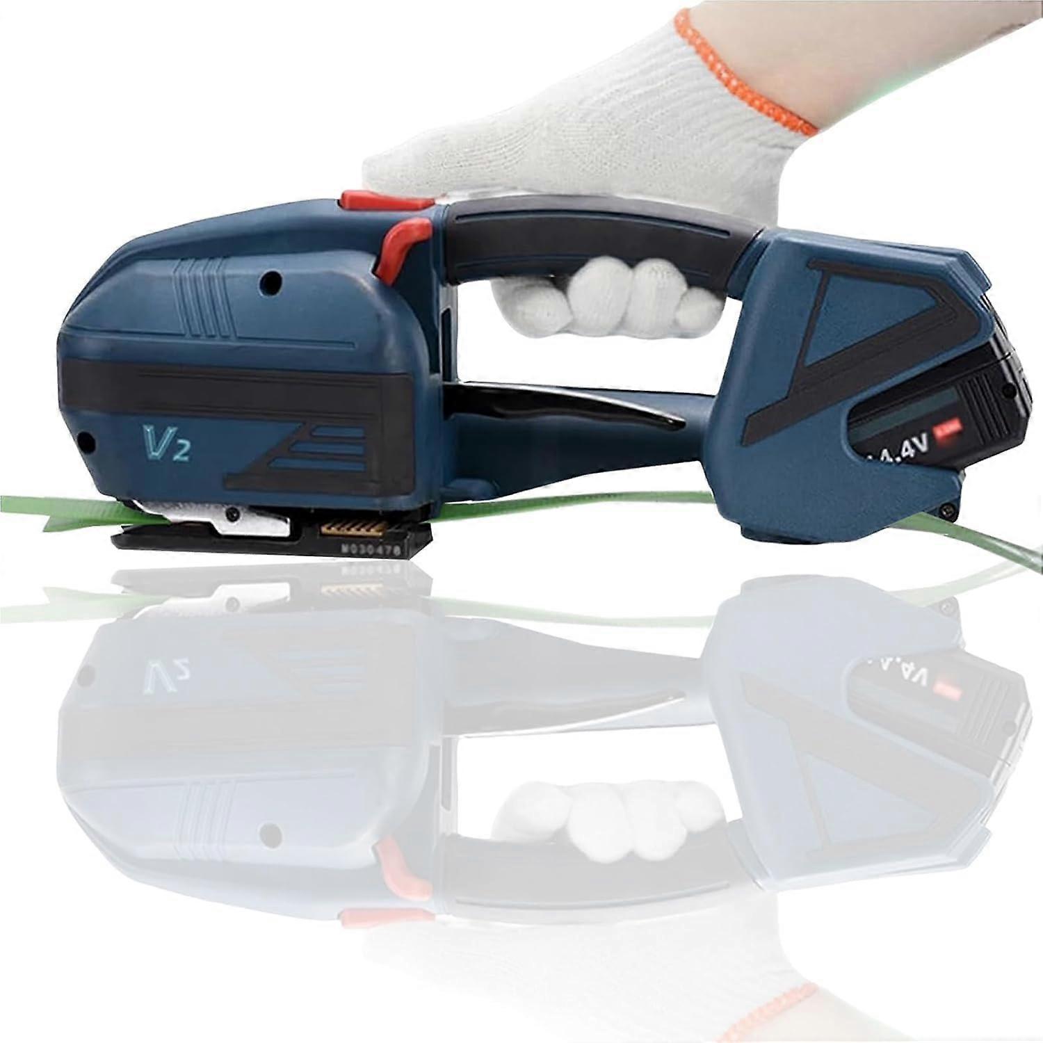 Electric Strapping Machine with Automatic Strap Tightening and Smart Tension Control for Packaging