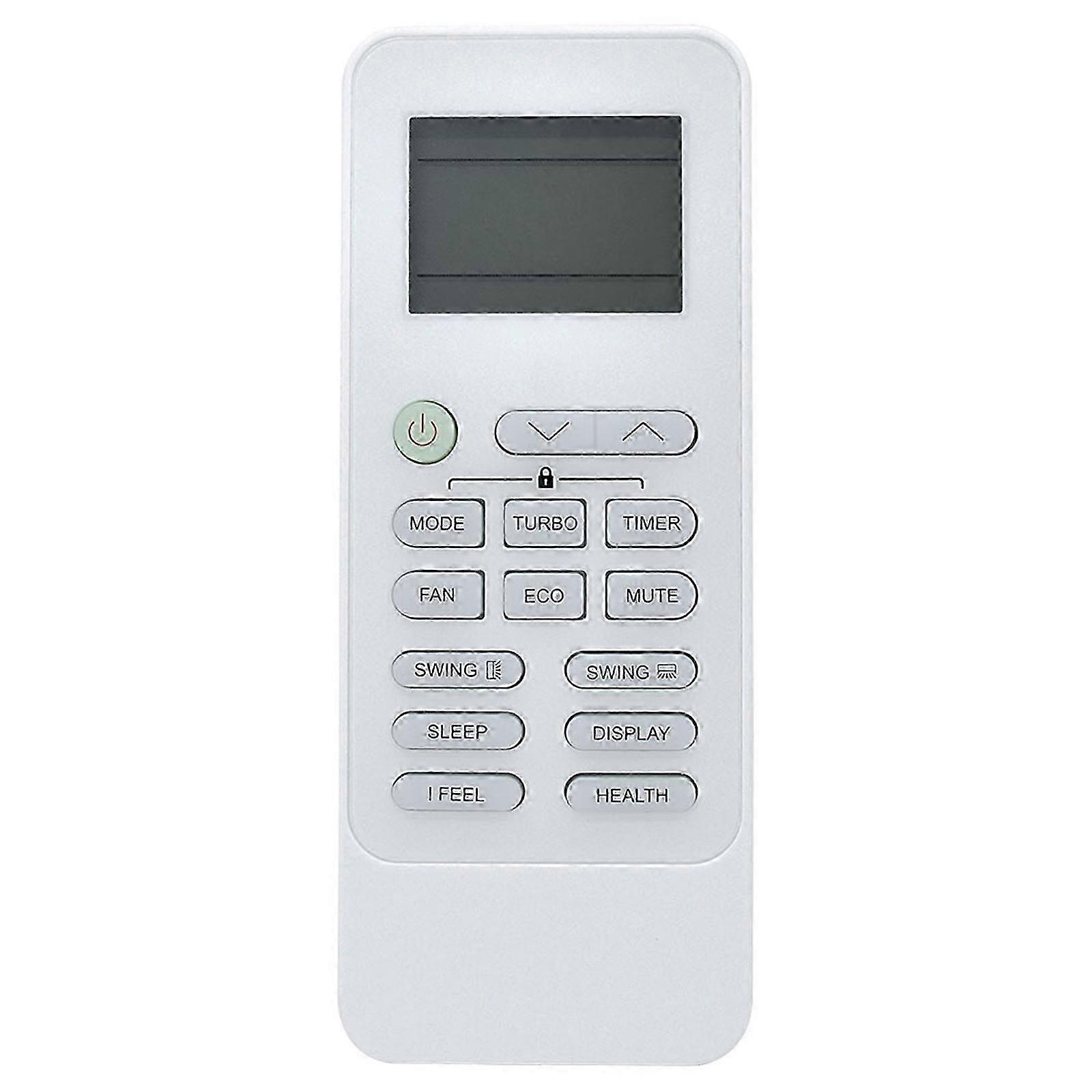 LCD Remote Control for Air Conditioner Model GYKQ-52, Replacement Part 190424 with Advanced Functionality