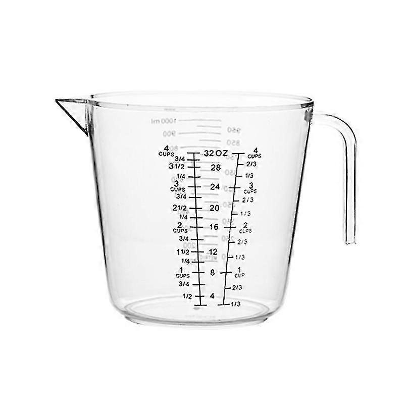 Practical Food-grade Measuring Cup Clear Scale Precise Plastic Measuring Jar for Baking