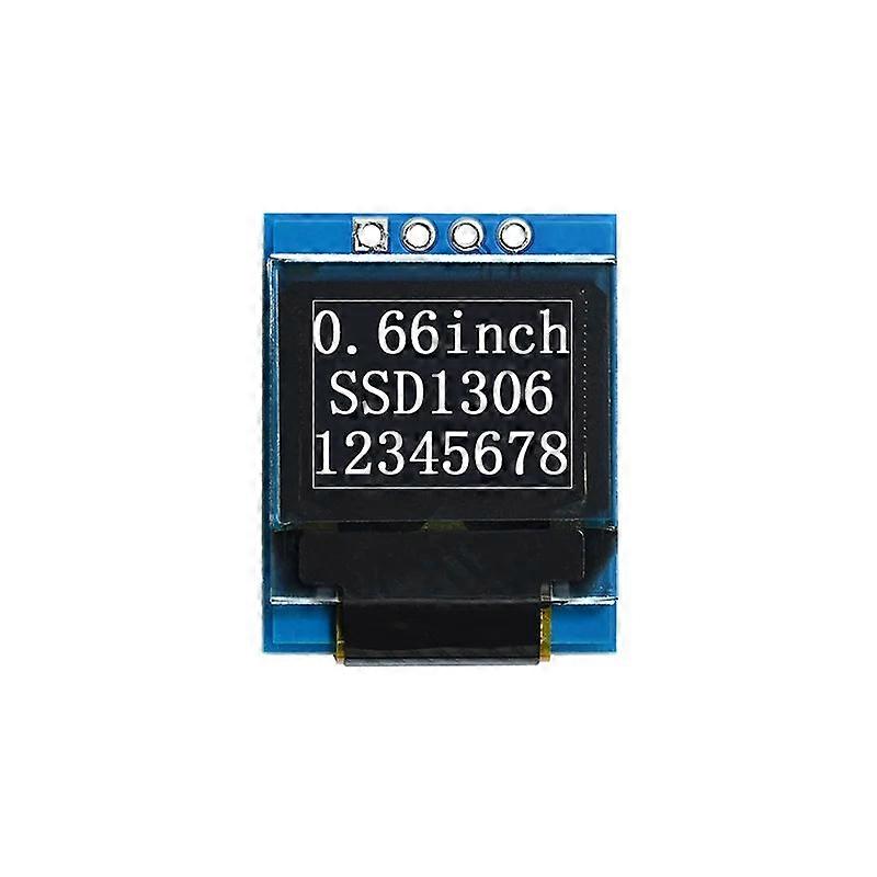 0.66 Inch Oled Display Module 64*48 Resolution Iic Interface Ssd1306 Driver 4pin White Light/blue Light