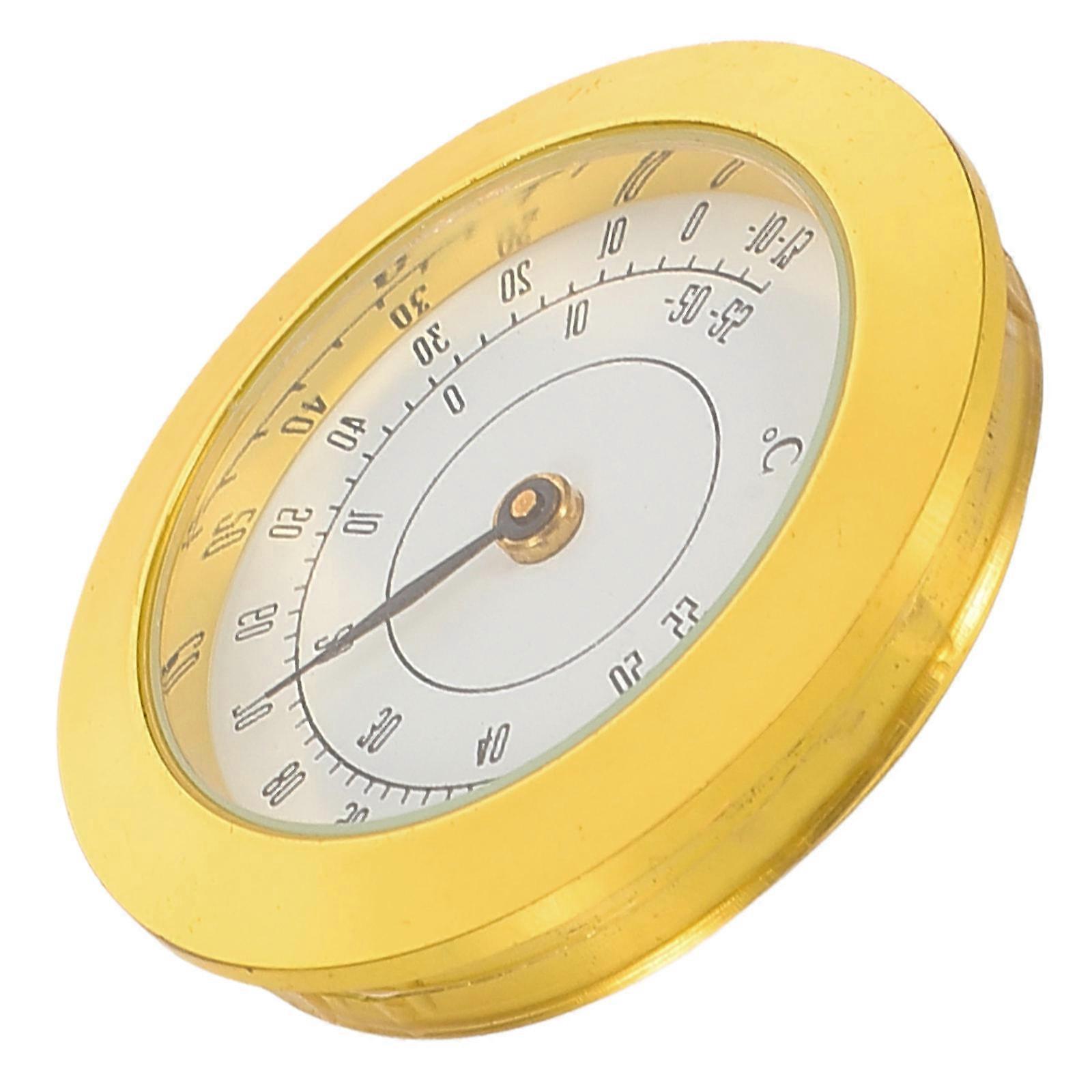 Thermometer Guitar Temp Meter for Cigar Box with 4Pcs Pointer Temperature Gauge