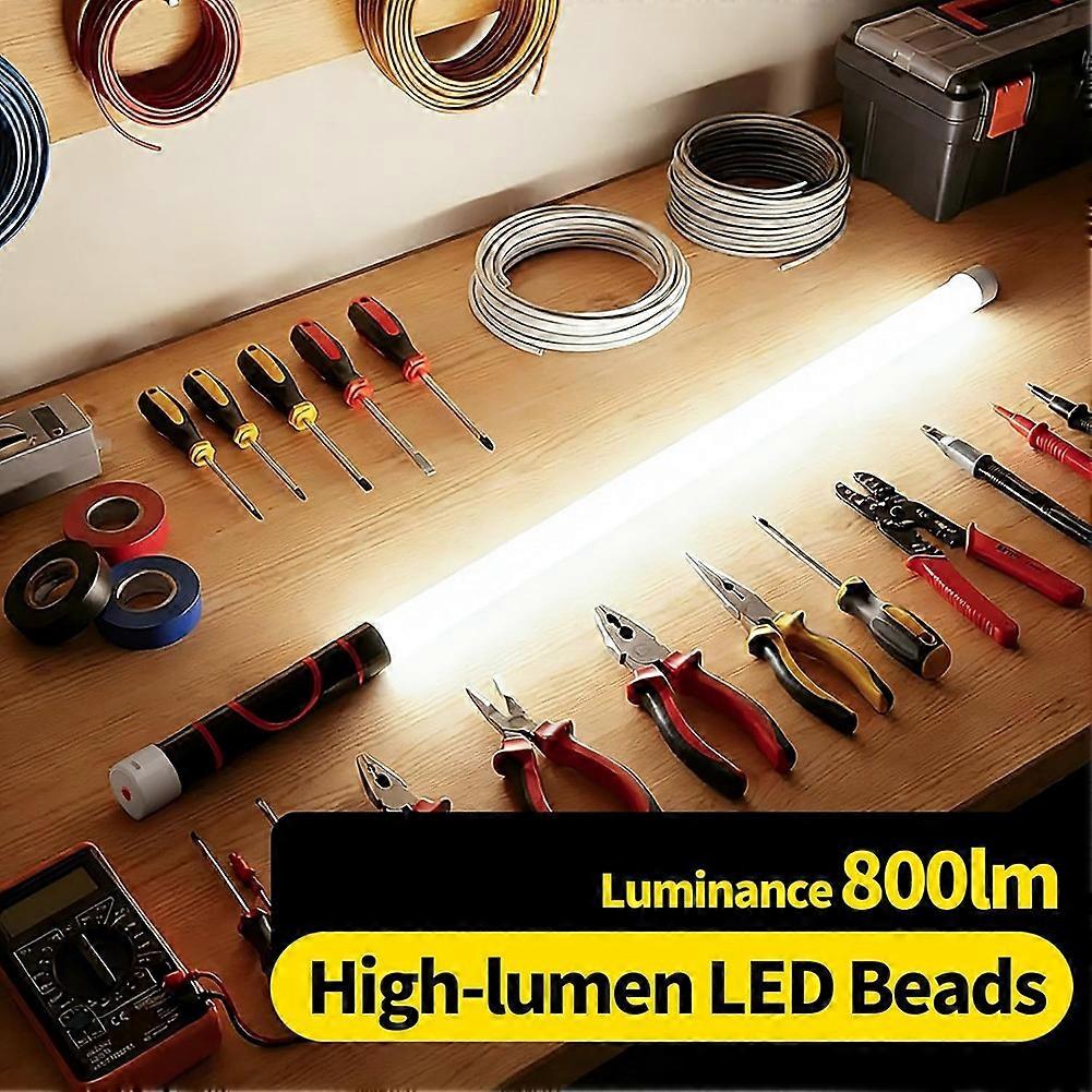 Bendable LED Flashlight Stick, Flexible Work Light, 10" Bendable Rechargeable Flashlight, Multiple Brightness Modes