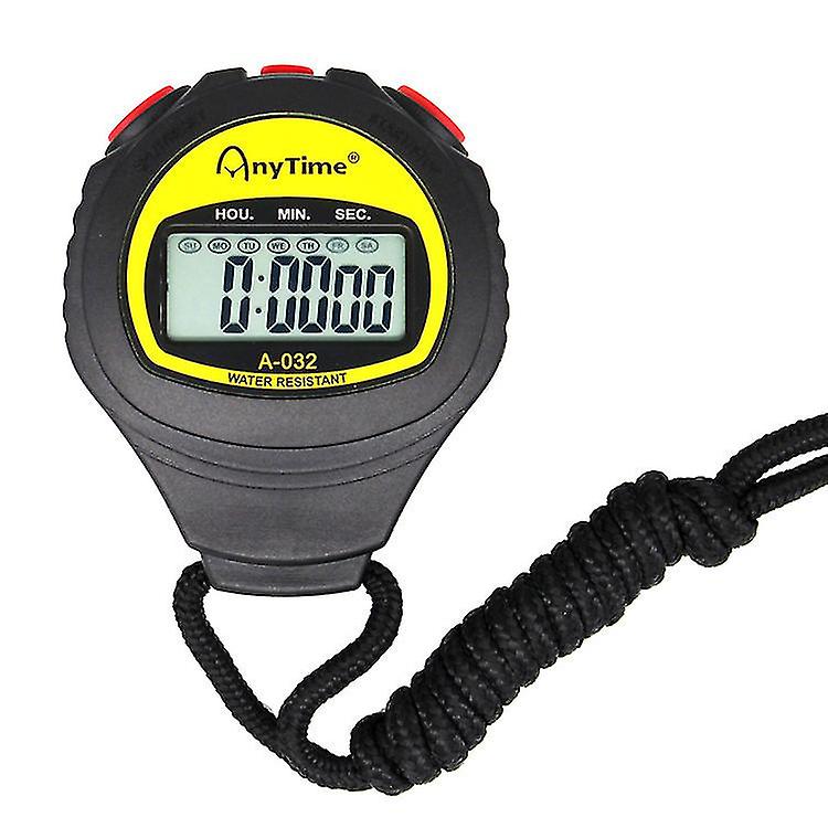 Large Screen Electronic Stopwatch Professional Running Timer Sports Referee Coach Chronograph