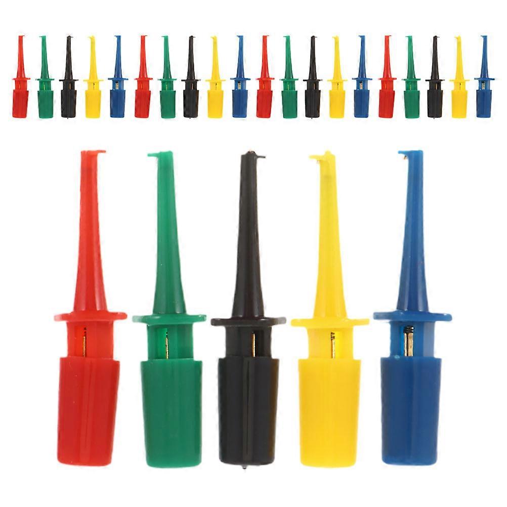 Electrical Testing Hook Clips for Electronics 30Pcs Multimeter Lead Set