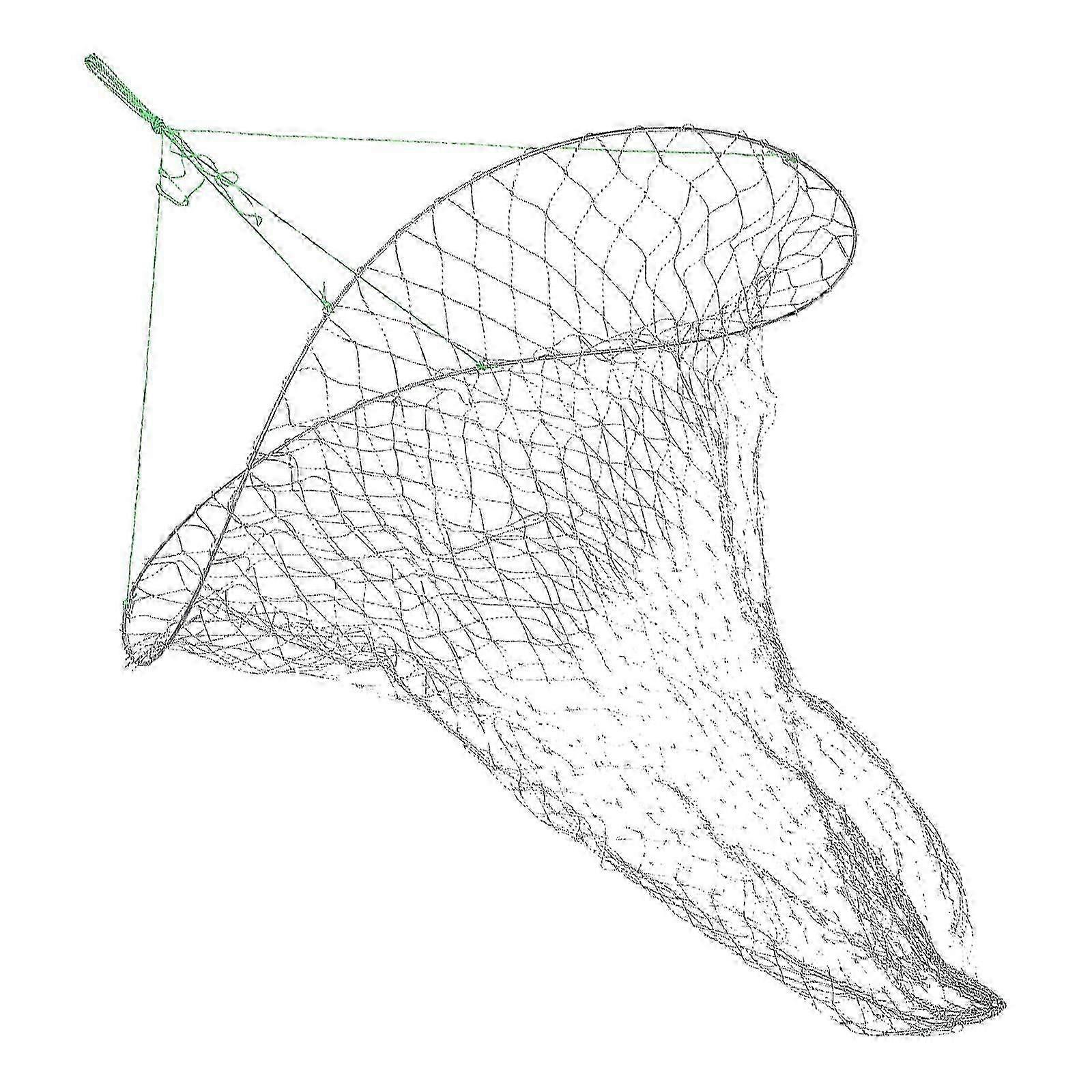 Fishing Pier Net Multifunctional Fish Trap for Shrimp 4Sets Foldable Net