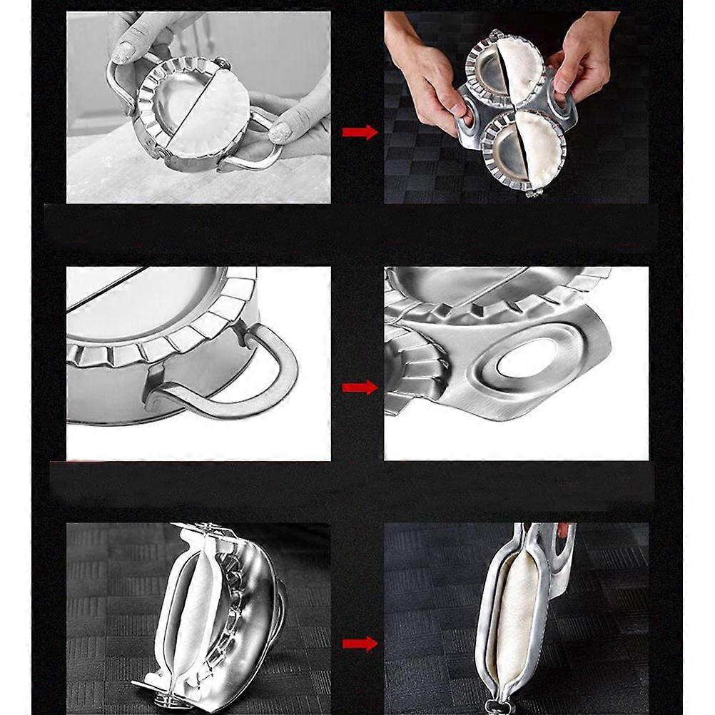 Dumplings Mould Dumpling Maker Tool for Kitchen Use Silver