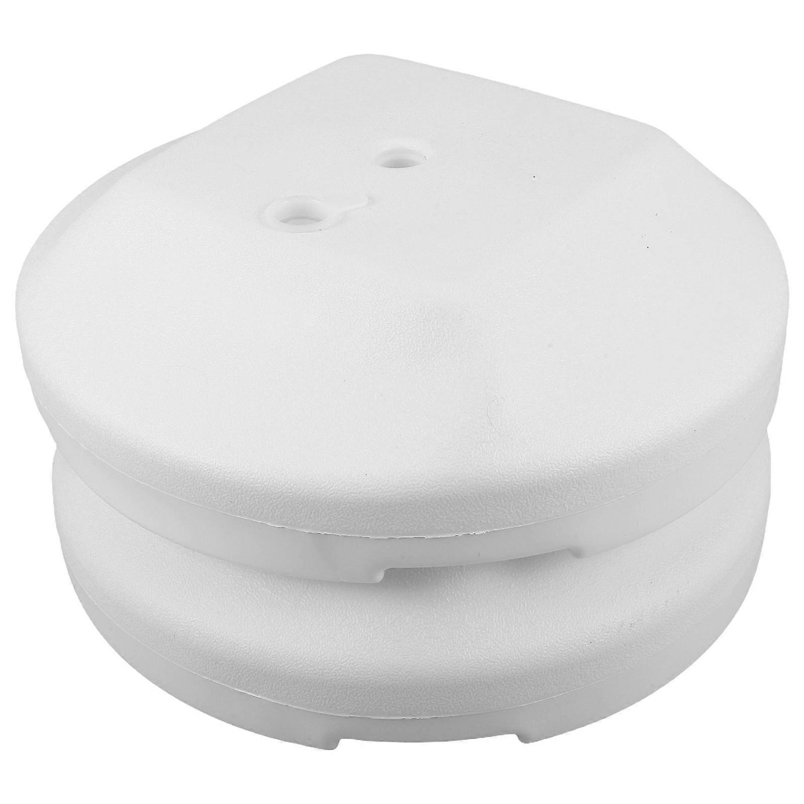 White Arch Base Weights Stand for Balloons 2Pcs Plastic Material